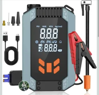 Arrancador Compresor Portátil Multifunción