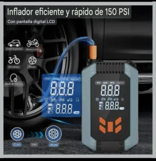 Arrancador Compresor Portátil Multifunción