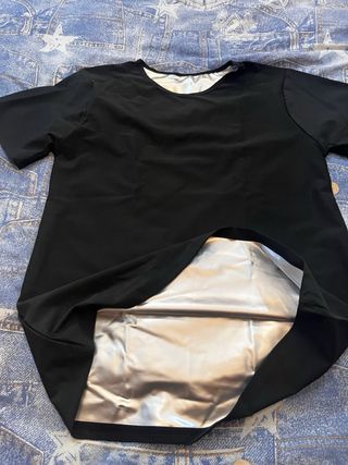 Camiseta Sauna negra Talla L