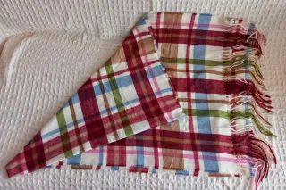 Bufanda cuadros tartán multicolor