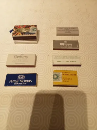 Collezione scatole di fiammiferi