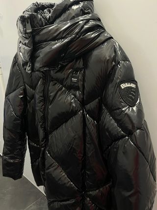 Chaqueta Blauer Negra Brillante