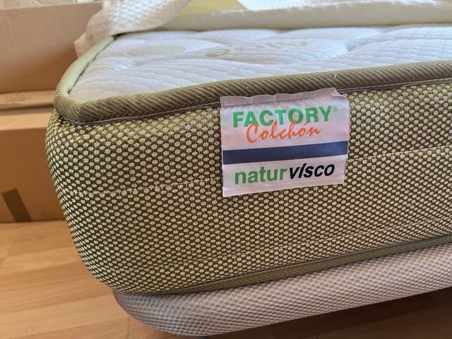 2 camas de 90 con colchón aloe vera