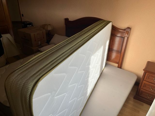 2 camas de 90 con colchón aloe vera