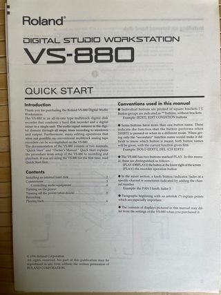 Roland VS-880 Digital Audio Workstation