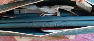 Mueble de Camping con funda, marca Quechua.