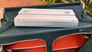 Mueble de Camping con funda, marca Quechua.