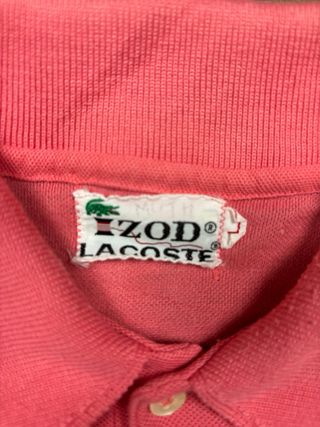 Lacoste Polo Rosa Taglia L - Streetwear