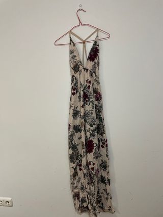 Vestido largo floral verano talla S