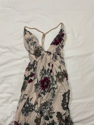 Vestido largo floral verano talla S