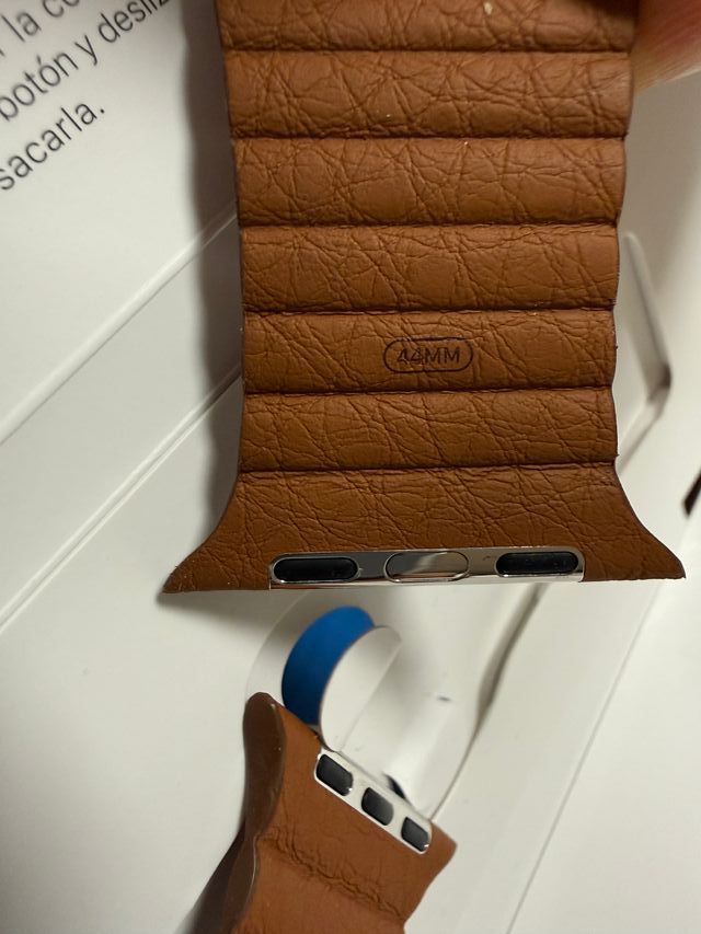 Correa Cuero Apple Saddle Brown 44mm