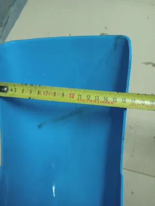 2 Guardabarros traseros moto cross antiga azul