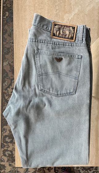 Armani Jeans W36 L31 Azul Grisáceo