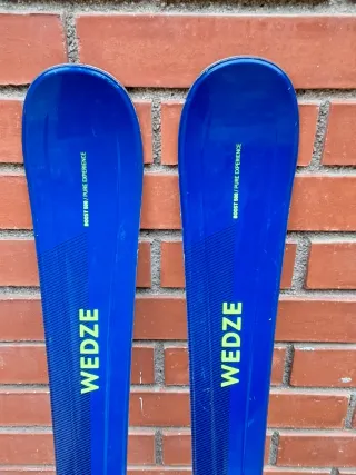 Esquís Wedze para niños (usados 2 veces)