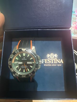 Reloj Festina Diver Profesional Esfera Verde