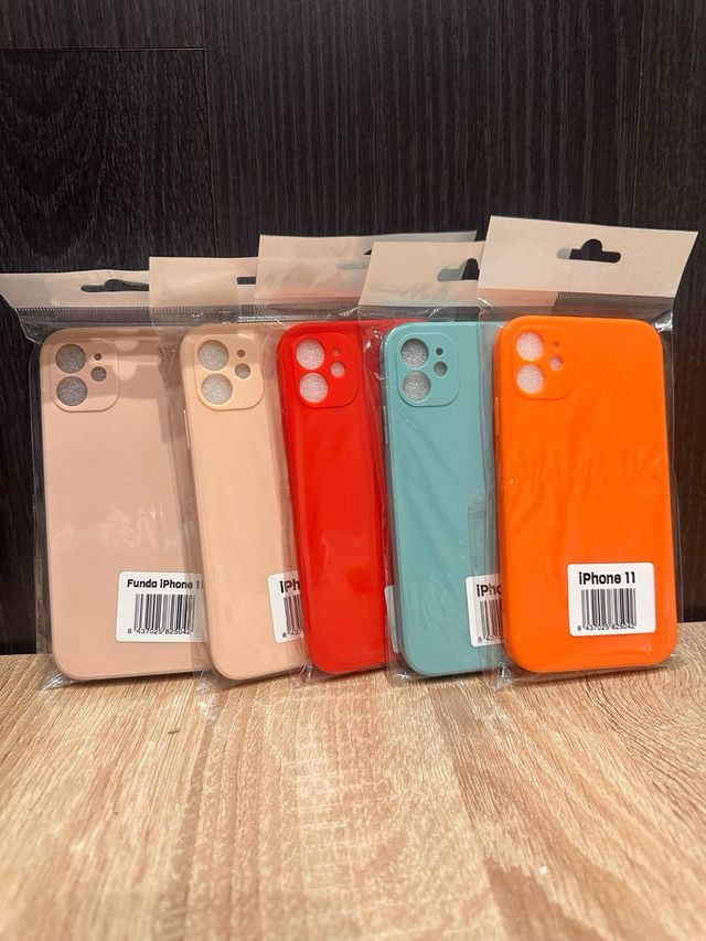 Fundas iPhone 11 – silicona colores pastel