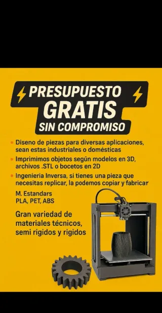 Impresión 3D ✅(servicio impresion 3D - Diseño 3D)