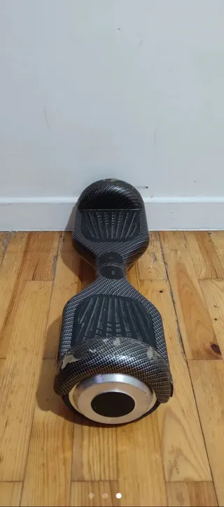 Hoverboard Negro con Diseño Carbono