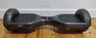 Hoverboard Negro con Diseño Carbono