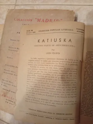 Libri Antichi (Tolstoj, Dumas)