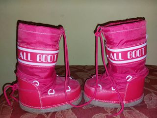 Moon Boot doposci bambino color rosso.
