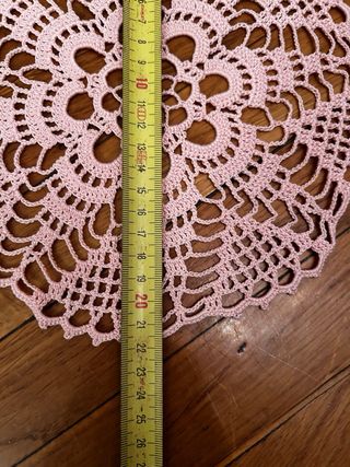 3 centrini uncinetto fatti a mano