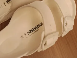 Chanclas Birkenstock Mujer Talla 40 Blancas