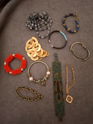 Lotto 10 bracciali vintage