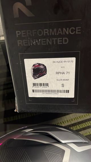 Casco moto HJC RPHA 71 Ellon S Rosa/Negro