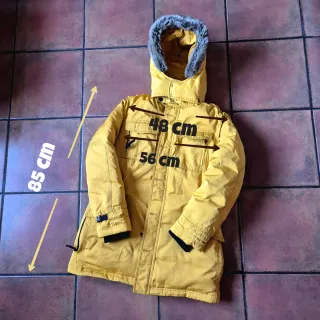 Parka Hombre Zara Impermeable Fibra Térmica