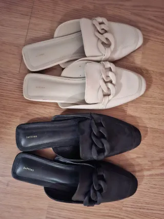 Lote 2 pares zapatos Lefties mujer