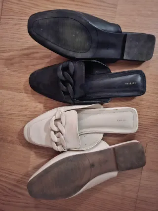 Lote 2 pares zapatos Lefties mujer