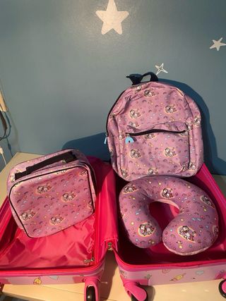 Maleta infantil unicornio con ruedas