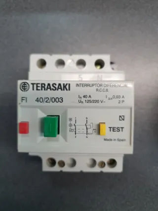 Interruptor Diferencial Terasaki FI 40/2/003