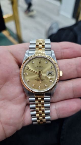 Rolex Datejust Ref. 16233 diamantes