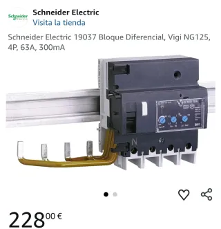 Schneider Electric 19037 Bloque Diferencial Vigi N
