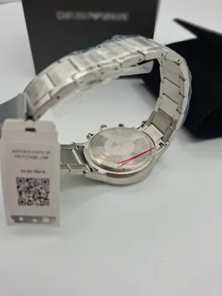 Orologio Emporio Armani Uomo Cronografo Nero Argen