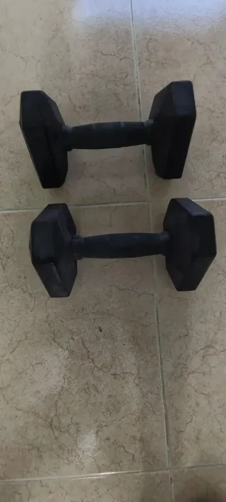 Manubri esagonali da 5 kg (coppia)