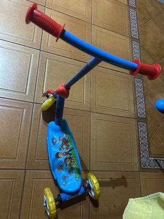 Patinete Patrulla Canina 3 ruedas