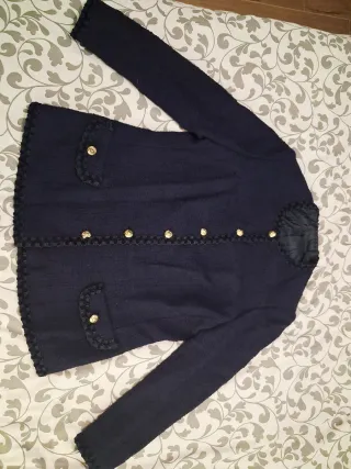 Tailleur Blu Navy Lusso Vintage tg 48