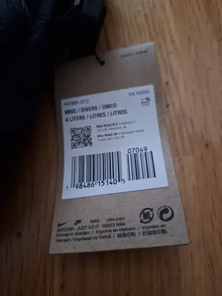 Bolso Nike 90 Negro Blanco