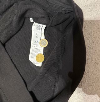 Sudadera C.P. Company Negra con Capucha