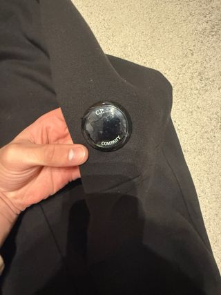 Sudadera C.P. Company Negra con Capucha