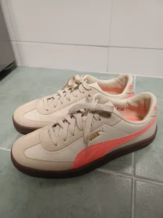 Zapatillas Puma Club II Beige/Rosa