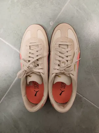 Zapatillas Puma Club II Beige/Rosa