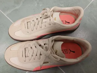 Zapatillas Puma Club II Beige/Rosa