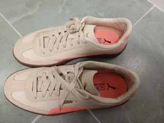 Zapatillas Puma Club II Beige/Rosa