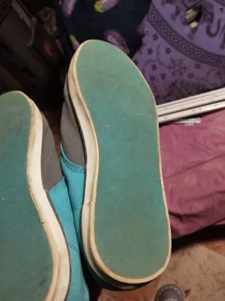 Zapatos Element Tela Gris/Turquesa