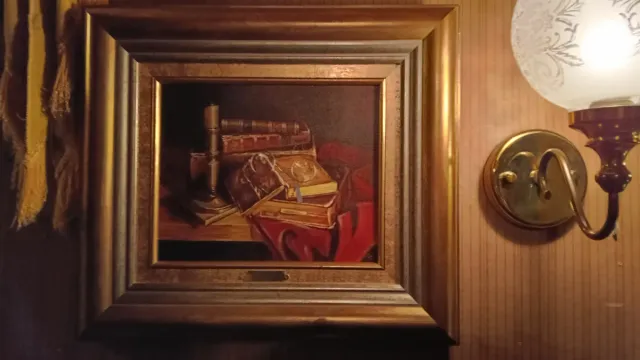 Oleo Ferrer con marco madera