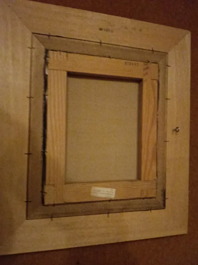 Oleo Ferrer con marco madera